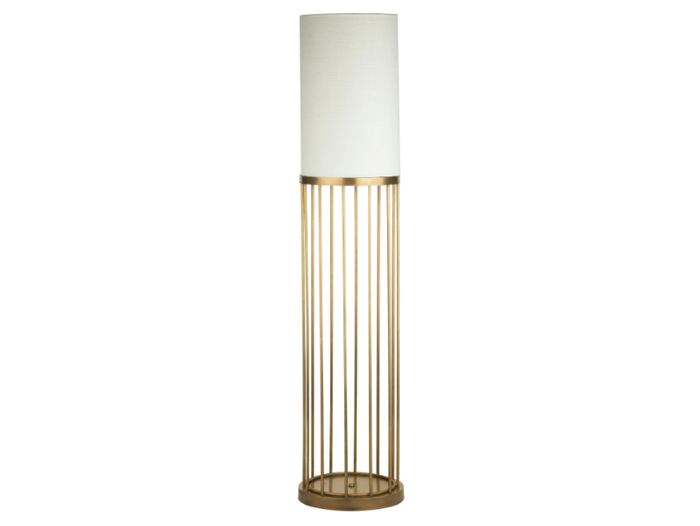 CAGE 02 - LED brass floor lamp _ Il Bronzetto